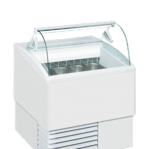 ISA ISETTA 4LX Scoop Ice Cream Display White