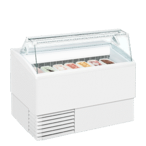ISA ISETTA 7ST Scoop Ice Cream Display White