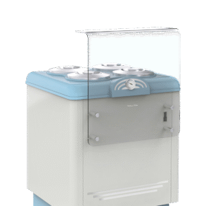 Framec DOLCE VITA 4 Scoop Ice Cream Display White/Light Bue