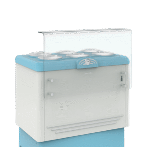 Framec DOLCE VITA 6 Scoop Ice Cream Display White/Light Bue