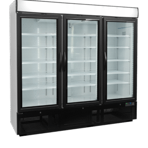 TEFCOLD NF7500G Glass Door Display Freezer White