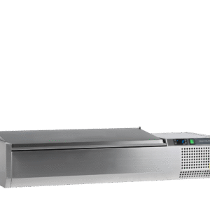 G-Line by TEFCOLD GVC33-120 S/S Gastronorm Topping Shelf  With Lid SS201