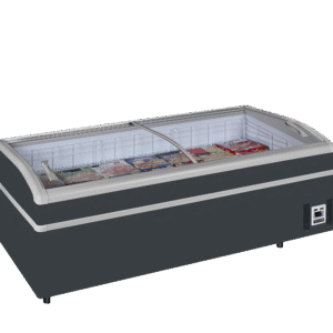 TEFCOLD SUPER 220DE RAL7016 High Vision Supermarket Freezer Anthracite RAL7016