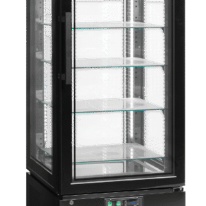 TEFCOLD UPD400F Glass Display Freezer Black/Glass