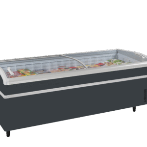 TEFCOLD SUPER 250DE RAL7016 High Vision Supermarket Freezer Anthracite RAL7016