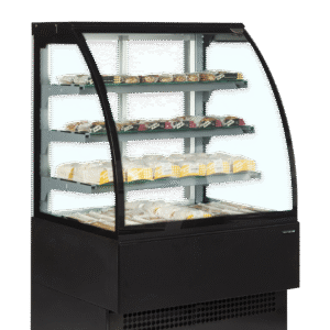 TEFCOLD EVO602 HOT Hot Serveover Display Black