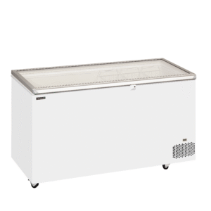 TEFCOLD ST501 Hinged Glass Lid Chest Freezer White