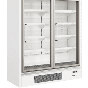TEFCOLD Galaxy+ GPF2D White Glass Door Freezer White