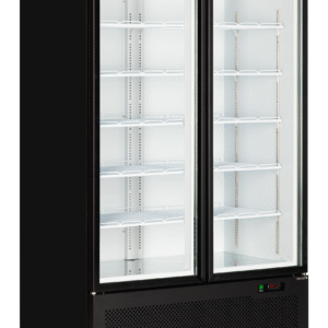 TEFCOLD Atom Maxi C2DB Glass Door Merchandiser Black RAL9005