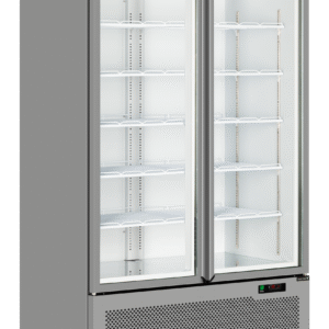 TEFCOLD Atom Maxi C2DS Glass Door Merchandiser Silver RAL9006