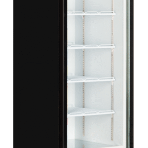 TEFCOLD Atom Maxi C1DB Glass Door Merchandiser Black RAL9005